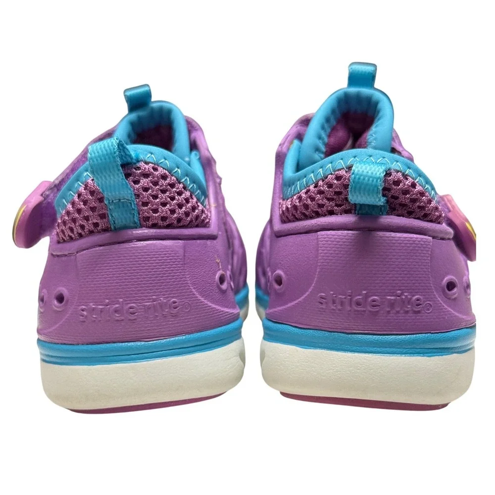 Stride Rite Made2Play Phibian Water Sneakers Purple Teal Kids Size 7